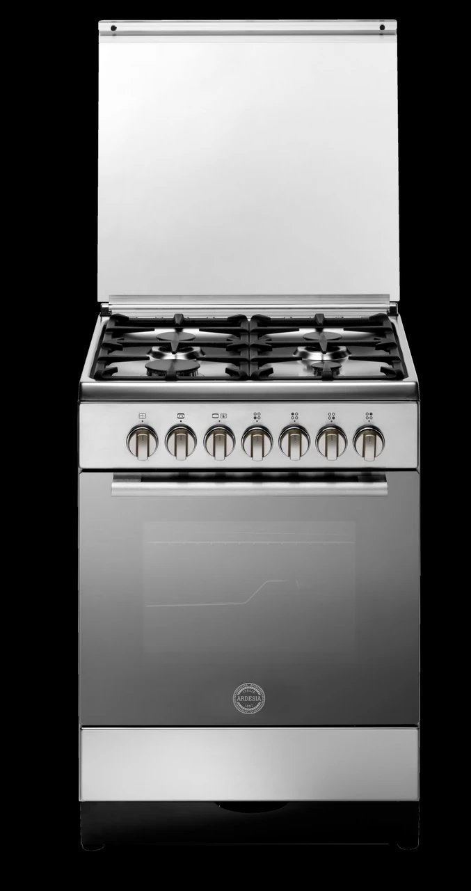 طباخ قائم مع فرن — أجهزة المطابخ والتهوية المركزية
